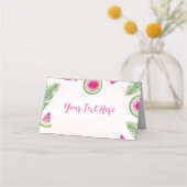 トロピカルスイカ誕生日座席表 プレイスカード (裏面)