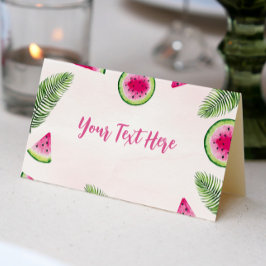 トロピカルスイカ誕生日座席表 プレイスカード