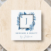 トロピカルスクエアフレームスキンケア美学美しい スクエア名刺