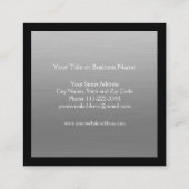 トロピカルスクエア名刺 スクエア名刺 (裏面)