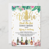 トロピカルストックザバー招待状婚約パーティ 招待状 (正面)