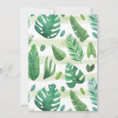 トロピカルストックザバー招待状婚約パーティ 招待状 (裏面)