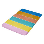 トロピカルストライプのカラーズオブボネール バスマット (アングル)