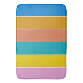 トロピカルストライプのカラーズオブボネール バスマット (正面縦)