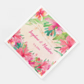 トロピカルストリングライトフローラ水色結婚の (コーナー)