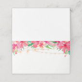 トロピカルストリングライト結婚フローラ プレイスカード (外部開封)