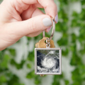 トロピカルストームダービーの衛星ビュー キーホルダー (手)