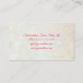 トロピカルスパリゾートクリーミービジネスカード 名刺 (裏面)