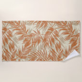 トロピカルスパ座標-アレカパームスハワイアン ビーチタオル (正面)