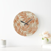 トロピカルスパ座標-アレカパームスハワイアン ラージ壁時計 (ホーム)