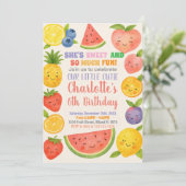 トロピカルスプラッシュ誕生日招待状 招待状 (スタンド正面)