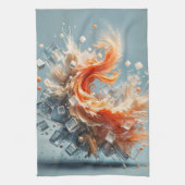 トロピカルスプラッシュ キッチンタオル (縦)