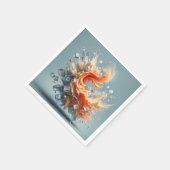 トロピカルスプラッシュ スタンダードカクテルナプキン (角)