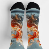 トロピカルスプラッシュ ソックス (上部)