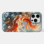 トロピカルスプラッシュ iPhoneケース (裏面横)