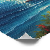 トロピカルスプレンダーのキャンバス ポスター (角)