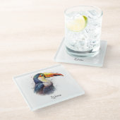 トロピカルスプレンダートゥカカスタムン ガラスコースター (アングル)