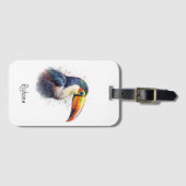 トロピカルスプレンダートゥカカスタムン ラゲッジタグ (正面横)