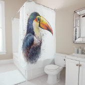 トロピカルスプレンダートゥーカン シャワーカーテン (インサイチュ)