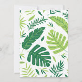 トロピカルスロスバースデーパーティー 招待状 (裏面)