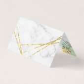 トロピカルスロース |赤ちゃんシャワーありがとう 名刺 (裏面)