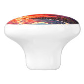 トロピカルセラミックドアノブ/プル セラミックノブ (側面)