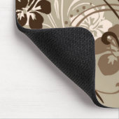 トロピカルセレナーデ(ブラウン)マウスパッド マウスパッド (コーナー)