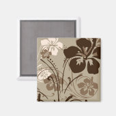 トロピカルセレナーデ（ブラウン）マグネット マグネット (正面/裏面)