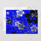 トロピカルセレナーデ（ブルー）ポストカード ポストカード (正面/裏面)