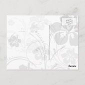 トロピカルセレナーデ（ブルー）ポストカード ポストカード (裏面)