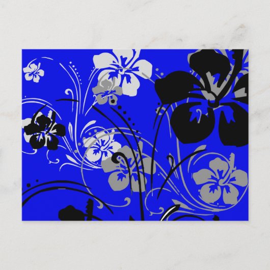 トロピカルセレナーデ（ブルー）ポストカード ポストカード (正面)