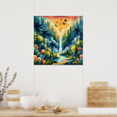 トロピカルセレニティ ポスター (キッチン)