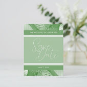 トロピカルセーブ・ザ・デート案内フォトポストカード 案内ポストカード (スタンド正面)