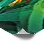 トロピカルタイガーアート ポスター (角)