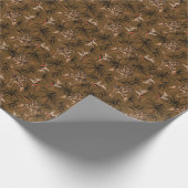 トロピカルタイガースパラダイスフラワーパターン ラッピングペーパー (角)