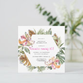 トロピカルタイガーフラワルバースデーパーティー招待状 (スタンド正面)