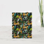 トロピカルタイガーブラック植物性ジャングルサファリキャッツ カード (正面)