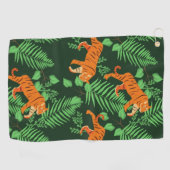 トロピカルタイガー愛好家 ゴルフタオル (横)