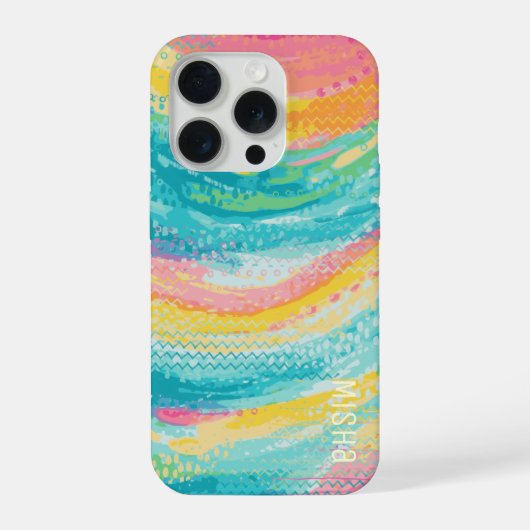 トロピカルタイドプールの夢 iPhoneケース (裏面)