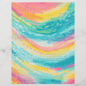 トロピカルタイドプールドリームスクレープブック紙 (裏面)