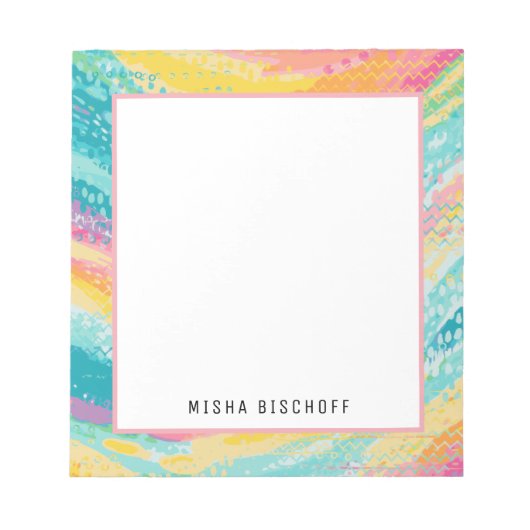 トロピカルタイドプールドリームズ ノートパッド (正面)