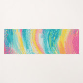 トロピカルタイドプールドリームズ ヨガマット (正面(横))