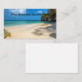 トロピカルタヒチサンディアイランドビーチ  名刺 (正面/裏面)