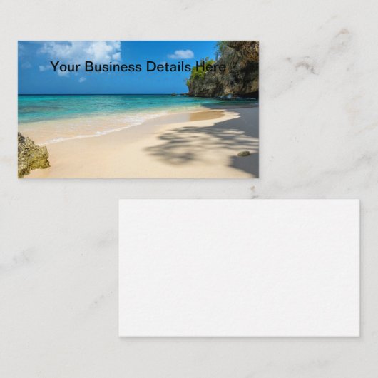 トロピカルタヒチサンディアイランドビーチ 名刺 (正面/裏面)