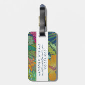 トロピカルタペストリーII ラゲッジタグ (裏面縦)