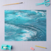 トロピカルターコイズカリブの海クルーズ写真 薄葉紙 (クラフト)