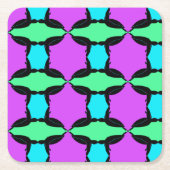 トロピカルタートルコースター、紙コースター スクエアペーパーコースター (正面)