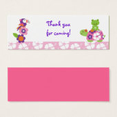 トロピカルタートルフロッググディーバッグラベルギフトラベル (正面&裏面)