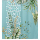 トロピカルダイヤモンド シャワーカーテン (正面)