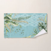 トロピカルダイヤモンド バスタオルセット (ハンドタオル)